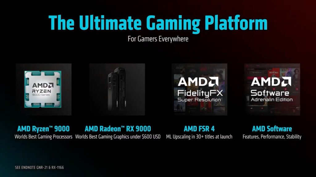 14_ULTIMATE-GAMING-PLATFORM-1024x574 AMD RX 9070 XT Chega por US$599 e Acende o Sinal de Alerta para a NVIDIA: Virada de Jogo no Mercado de GPUs?